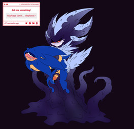 dark liquid male male/male sex tentacles someweirdnut sega sonic_the_hedgehog_(series) mephiles_the_dark sonic_the_hedgehog eulipotyphlan hedgehog mammal hi_res