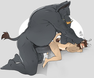 andromorph andromorph/male andromorph_penetrated anthro anus balls big_balls big_penis blush bodily_fluids cum cum_in_vagina cum_inside duo erection feet fur genital_fluids genitals grey_background grey_body grey_penis hand_behind_head huge_balls huge_penis humanoid_body_hair humanoid_feet humanoid_genitalia humanoid_penis intersex intersex/male intersex_penetrated male nude overweight overweight_male penetration penile penile_penetration penis penis_in_vagina plantigrade proboscis_(anatomy) pubes simple_background size_difference smaller_penetrated tail tail_tuft tan_body tan_fur trunk_(anatomy) tuft tusks vaginal vaginal_penetration juicytreats elephant elephantid felid lion mammal pantherine proboscidean 2026 hi_res