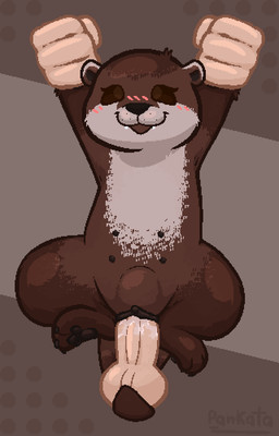 abdominal_bulge animal_genitalia animal_vulva arm_grab bestiality blush blush_lines bodily_fluids brown_body brown_fur claws disembodied_hand disembodied_penis duo fangs female female_on_human feral feral_penetrated fur genital_fluids genitals human_on_feral human_penetrating human_penetrating_feral interspecies larger_human larger_male looking_at_viewer male male/female male_on_feral male_penetrating_feral multi_nipple nipples pawpads paws penetration penis sex simple_background size_difference small_ears smaller_female smaller_feral smaller_penetrated smile solo_focus tail teeth vaginal vaginal_fluids vaginal_penetration vulva pankatares human mammal mustelid otter digital_media_(artwork) pixel_(artwork)