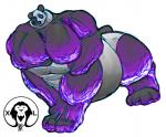 belly big_belly big_breasts big_feet big_muscles breasts feet female huge_breasts huge_muscles hyper hyper_muscles muscular muscular_female muscular_taur overweight overweight_female overweight_taur small_head solo xatanlion bear giant_panda mammal taur