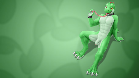 3_toes 4_fingers abs amber_eyes anthro athletic athletic_anthro athletic_male balls barefoot biceps biped bracelet claws collar feet fingers flaccid foreskin genital_piercing genitals glans green_balls green_body green_penis green_scales holding_tongue humanoid_genitalia humanoid_penis jewelry long_tongue male navel nipples non-mammal_balls non-mammal_nipples nude pecs penis penis_piercing piercing pink_glans prince_albert_piercing scales solo spiked_bracelet spikes studded_collar studs tail toe_claws toes tongue tongue_out tongue_piercing vader-san mario_bros nintendo dinosaur green_yoshi prehistoric_species reptile scalie yoshi 16:9 2015 hi_res wallpaper widescreen