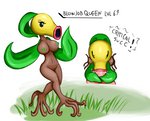 bellsprout bodily_fluids breasts cactuscacti cum cum_in_mouth cum_inside digital_media_(artwork) disembodied_penis duo english_text fellatio female female_penetrated generation_1_pokemon genital_fluids genitals green_nipples humanoid leaf leaf_hair male male/female male_penetrating male_penetrating_female nintendo nipples not_furry nude oral penetration penile penis plant plant_hair pokemon pokemon_(species) pseudo_hair sex simple_background solo_focus text wide_hips