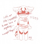 angry anthro blush bottomless clothed clothing male solo text tsundere lacgl requestfaeg animal_crossing nintendo kabuki_(animal_crossing) felid mammal english_text japanese_text