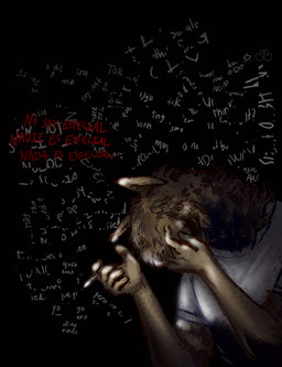 checkered cigarette clothing covering covering_face looking_down shirt solo sorrow text topwear vent_art white_clothing white_shirt white_topwear jameslewis g_jamez alpaca camelid humanoid mammal absurd_res black_and_white hi_res monochrome translation_request