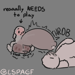 anthro balls big_balls big_penis blush bodily_fluids darkened_genitalia dripping duo foreskin genital_fluids genitals gurgling_balls hand_on_belly huge_balls huge_penis hyper hyper_balls hyper_genitalia hyper_penis lying male on_back onomatopoeia penis precum precum_drip sitting sleeping sound_effects text throbbing throbbing_balls throbbing_penis lspagf big_fat_stinky_unwashed_sweaty_bunny_(lspagf) random_bunny_(lspagf) animal_humanoid humanoid lagomorph lagomorph_humanoid leporid_humanoid mammal mammal_humanoid rabbit_humanoid 1:1 absurd_res english_text hi_res