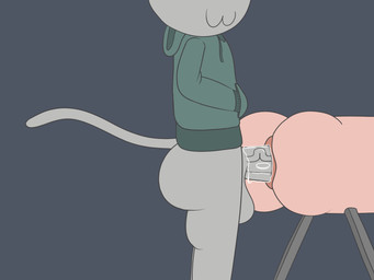 anthro balls big_balls big_penis bodily_fluids bottomless butt clothed clothing excessive_genital_fluids excessive_precum expansion expansion_while_penetrating genital_expansion genital_fluids genitals hoodie hoodie_only huge_penis humanoid_genitalia humanoid_penis hyper hyper_genitalia hyper_penis male masturbation penetrable_sex_toy penetration penile penile_masturbation penile_penetration penis penis_expansion precum sex_toy solo throbbing throbbing_penis topwear topwear_only r0b0t fagatto felid feline mammal 4:3 animated no_sound short_playtime video