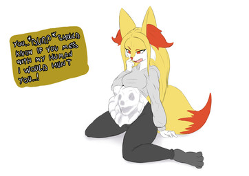 abdominal_bulge after_vore anthro anthro_pred bone_bulges death digestion female female_pred post_digestion vore poisonsneksoffie nintendo pokemon braixen canid canine fox generation_6_pokemon mammal pokemon_(species) absurd_res hi_res