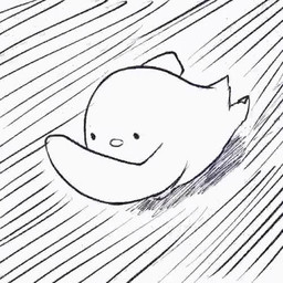 ambiguous_gender beady_eyes beak feral flippers high-angle_view motion_lines running shadow solo m_nyanko_299 hijikata avian bird penguin 1:1 2018 animated black_and_white digital_media_(artwork) loop low_res monochrome no_sound short_playtime webm