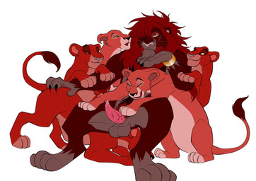 balls erection female feral group harem male male/female penis lapisu78 felid lion mammal pantherine hi_res