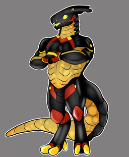 fists_together front_view liquid machine male nude smile solo standing tongue translucent translucent_body yellow_tongue diethtwoo vesper_(zatou_syrene) android robot synth_(vader-san) hi_res