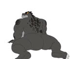 anthro big_butt butt fart fart_cloud fart_fetish feet male presenting presenting_hindquarters scales solo teeth text phoenixwerewolf kothu reptile scalie 2d_animation 5:4 animated english_text short_playtime sound webm