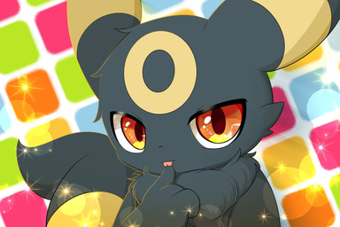 3_fingers ambiguous_gender anthro anthrofied biped black_body black_ears black_fur black_tail cheek_tuft dipstick_tail ear_markings facial_markings facial_tuft finger_fetish finger_lick finger_play fingers fluffy forehead_markings front_view fur geometric_background glistening glistening_eyes head_markings kemono licking looking_at_viewer markings multicolored_ears multicolored_tail neck_tuft nude orange_eyes pattern_background pokemorph pupils ring_(marking) self_lick simple_background solo sparkles tail tail_markings tongue tongue_out tuft two_tone_ears two_tone_tail yellow_body yellow_ears yellow_fur yellow_markings yellow_tail hirochanu nintendo pokemon canid eeveelution generation_2_pokemon mammal pokemon_(species) umbreon bust_portrait colored digital_media_(artwork) hi_res portrait shaded