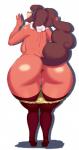 anthro anus big_butt biped butt clothing female genitals hair legwear pokemorph presenting pussy red_hair solo stockings deadpliss mewpan nintendo pokemon jillian_(aj_the_flygon) generation_5_pokemon pokemon_(species) simisear absurd_res hi_res