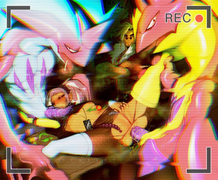 anal anal_beads anal_penetration anthro anthro_penetrating anthro_penetrating_human bong bottomwear camera_view cheri_berry cigarette cigarette_in_mouth clothing crop_top drugs electricity electricity_on_penis female female_penetrated fingering fishnet_clothing fishnet_leggings fishnet_legwear food fruit genitals graffiti group hair human_on_anthro human_penetrated interspecies leggings legwear licking looking_at_viewer male male/female male_human object_in_mouth oral penetration penile penis penis_lick plant pokemon_berry recording_sex sex sex_toy shirt stockings tapering_penis tongue topwear torn_bottomwear torn_clothing trio vaginal vaginal_fingering white_hair lichelet nintendo pokemon amped_toxtricity generation_8_pokemon human low_key_toxtricity mammal pokemon_(species) toxtricity alternate_version_at_source chromatic_aberration hi_res watermark