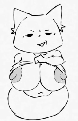 4_fingers anthro areola belly bent_arm big_areola big_breasts big_ears big_nipples biped bottomwear breasts clothed clothed_anthro clothed_female clothing ear_tuft empty_eyes eyebrows female fingers flashing flashing_breasts front_view fully_clothed fully_clothed_anthro fully_clothed_female fur fur_tuft hand_behind_back hands_behind_back huge_areola huge_breasts huge_nipples humanoid_hands looking_at_viewer mature_anthro mature_female mouth_closed navel nipples no_bra open_mouth open_smile partially_clothed partially_clothed_anthro partially_clothed_female pointy_ears prick_ears puffy_areola shirt skirt slightly_chubby slightly_chubby_anthro slightly_chubby_female smile smiling_at_viewer smirk smirking_at_viewer solo standing thin_eyebrows topwear tuft estebon89 aggretsuko sanrio retsuko's_mother ailurid mammal red_panda 2025 9:14 animated black_and_white digital_media_(artwork) monochrome no_sound short_playtime webm