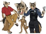 anthro athletic bulletproof_vest male police police_officer solo tactical_gear cockiestspaniel swat canis_wulfen canid canine canis mammal wolf 4:3 model_sheet