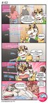 anal anal_fingering anthro blush bovid caprine comic dialogue english_text felid fingering goat gym_pals h155296 hi_res lion male male/male mammal master_(gym_pals) pal_(gym_pals) pantherine prostate_stimulation text tiger