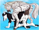 2014 all_fours anal anal_penetration animal_genitalia anthro anus balls big_balls canine cum cum_in_ass cum_inside doggystyle equine erection fox from_behind gay hindpaw hooves horsecock hyperfreak666 interspecies male mammal milky_way open_mouth pawpads paws penetration penis perineum plain_background sex tongue tongue_out truegrave9 zebra
Rating: Explicit
Score: 32
User: SniffHeinkel
Date: April 19, 2014