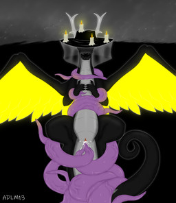 ambiguous_gender anal anal_penetration black_body bodily_fluids candle clothing cum cum_in_ass cum_in_vagina cum_inside double_penetration duo ejaculation faceless_character female feral feral_penetrated forced genital_fluids hat headgear headwear horn penetration rape sex submissive submissive_female tentacle_in_vagina tentacle_penetration tentacle_rape tentacle_sex tentacles vaginal vaginal_penetration veil wings adlm13 mythology maria_draconegro_(adlm13) deity dragon ghost mythological_creature mythological_scalie scalie spirit digital_drawing_(artwork) digital_media_(artwork) hi_res