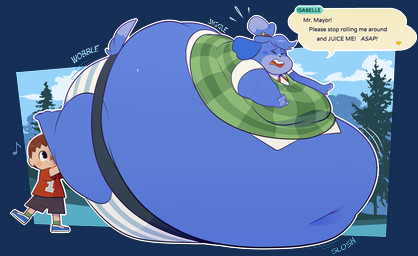 accessory anthro bell bell_accessory belly belly_expansion big_belly big_breasts big_butt black_bottomwear black_clothing black_eyes black_nose black_shorts blue_body blue_bottomwear blue_clothing blue_ears blue_footwear blue_hair blue_panties blue_shoes blue_skirt blue_sky blue_tail blue_underwear blueberry_inflation body_inflation bottomwear breast_expansion breasts brown_hair butt butt_expansion clothing cloud dialogue duo expansion eyes_closed female footwear green_clothing green_footwear green_socks green_topwear green_vest hair hair_accessory hairband huge_belly huge_breasts huge_butt huge_thighs hyper hyper_belly hyper_breasts hyper_butt hyper_inflation hyper_thighs immobile inflation male motion_lines navel onomatopoeia open_mouth outline outside panties pattern_bottomwear pattern_clothing pattern_panties pattern_underwear pink_tongue plant red_clothing red_hairband red_mouth red_nose red_shirt red_topwear rolling rolling_another round_body shirt shoes shorts simple_background skirt sky slosh sloshing_belly smile smiling_at_another socks sound_effects speech_bubble spherical_inflation tail talking_to_another tan_body tan_ears tan_skin teeth text thick_thighs thigh_expansion three-quarter_view tight_clothing tongue topwear transparent_background tree underwear vest white_clothing white_outline white_panties white_shirt white_topwear white_underwear ridiculouscake animal_crossing nintendo isabelle_(animal_crossing) villager_(animal_crossing) canid canine canis domestic_dog human mammal shih_tzu toy_dog 2019 absurd_res alpha_channel colored digital_media_(artwork) english_text hi_res shaded
