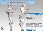 anthro big_breasts breasts butt female pose solo text neonyx bioware electronic_arts mass_effect alien turian absurd_res english_text hi_res pinup