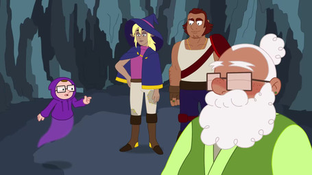 ambiguous_gender beard clothed clothing dialogue facial_hair ghost_tail group hair hat headgear headwear humanoid_pointy_ears male micro not_furry pointy_ears scene_interpretation unconscious witch_hat ari_barton clint_mcelroy_(va) griffin_mcelroy_(va) justin_mcelroy_(va) dungeons_and_dragons hasbro the_adventure_zone the_mcelroy_family wizards_of_the_coast griffin_mcelroy magnus_burnsides merle_highchurch taako dwarf elf human humanoid mammal 16:9 2018 2d_animation animated digital_media_(artwork) hi_res short_playtime sound video voice_acted widescreen cousins_(lore)