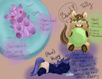 1_horn ambiguous_feral ambiguous_gender ball balls bodily_fluids brown_body brown_fur brown_hair brown_hooves brown_tail clothed clothing diaper drooling feral fur genitals green_eyes green_horn hair hooves horn lying male male_feral neonate on_back open_mouth pacifier purple_body purple_fur purple_hair purple_hooves purple_horn purple_tail purple_wings red_eyes saliva side_view sitting sleeping smile soiled_diaper tail teeth text unclean_diaper used_diaper wearing_diaper white_diaper wings young young_ambiguous young_feral young_male lemoncurds fluffy_pony mythology dotty_(lemoncurds) kippy_(lemoncurds) taffy_(lemoncurds) equid equine fluffy_pony_(species) mammal mythological_creature mythological_equine pegasus winged_unicorn 2021 absurd_res character_name digital_media_(artwork) english_text hi_res