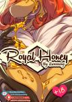 2018 age_restriction alma_(zummeng) anthro arthropod bee breasts cleavage clothed clothing comic cover cover_art cover_page digital_media_(artwork) english_text female food hi_res honey_(food) hymenopteran insect licking licking_lips licking_own_lips messy non-mammal_breasts open_mouth self_lick solo teeth text tongue tongue_out url zummeng