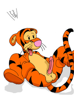 anthro balls biped butt erection genitals lying male mitten_hands nude on_back penis plushie plushophilia simple_background solo spread_legs spreading stripes tail white_background year rave_roo disney winnie_the_pooh_(franchise) tigger felid mammal pantherine tiger 2004
