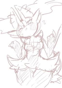 3_fingers against_surface against_wall anthro arm_tuft biped blush blush_lines bodily_fluids breasts cheek_tuft chest_tuft closed_frown dipstick_tail eyelashes facial_tuft featureless_breasts female female_anthro fingers fluffy flying_sweatdrops front_view frown hip_tuft inner_ear_fluff looking_at_viewer markings medium_breasts mouth_closed neck_tuft nude nude_anthro nude_female object_in_tail one_eye_closed pointy_ears prick_ears shoulder_tuft simple_background solo standing stick stick_in_tail sweat sweatdrop tail tail_markings tuft white_background yakiniku628 nintendo pokemon braixen canid generation_6_pokemon mammal pokemon_(species) digital_drawing_(artwork) digital_media_(artwork) hi_res monochrome portrait sketch three-quarter_portrait