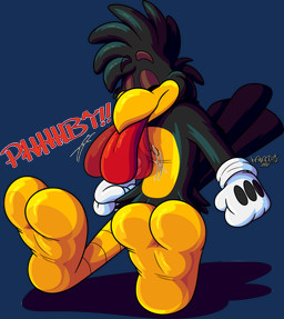 3_toes 4_fingers anthro beak big_feet big_tongue blowing_raspberries cartoon_gloves curling_toes feet feet_towards_viewer fingers long_tongue making_faces male paws playful red_tongue soles solo tail taunting teasing toes tongue toony wide_tongue marquis2007 zak_(marquis2007) avian bird corvid corvus_(genus) crow oscine passerine absurd_res alpha_channel hi_res