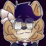 eyewear femboy fur glasses looking_at_viewer solo wuffy's_art logan_(wuffy's_art) canid canine canis domestic_dog herding_dog mammal pastoral_dog welsh_corgi 1:1 absurd_res hi_res