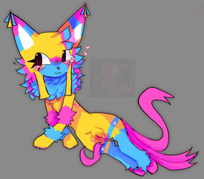 :3 anthro blush blush_lines bodily_fluids crossgender eyelashes female flat_chested genital_fluids genitals grey_background heart_symbol mastectomy_scar paws pinata pose scar simple_background solo vaginal_fluids vulva zyxxenise blushcrunch_studio dandy's_world roblox yatta_(dandy's_world) animate_inanimate living_pinata hi_res trans_(lore) trans_man_(lore)