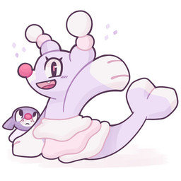ambiguous_gender duo female feral gesture looking_at_viewer open_mouth simple_background smile solo_focus waving white_background lbpheromonster_(artist) nintendo pokemon aquatic brionne generation_7_pokemon mammal pinniped pokemon_(species) popplio shiny_pokemon 1:1 2016 source_request
