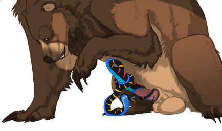5_toes abdominal_bulge anatomically_correct anatomically_correct_cloaca anatomically_correct_genitalia anatomically_correct_penis animal_genitalia animal_penis arm_markings aroused balls bear_ears belly big_balls big_penis black_body black_scales black_sclera black_sheath_slit blue_body blue_eyes blue_scales brown_arms brown_body brown_claws brown_ears brown_feet brown_fur brown_hands brown_legs brown_mane brown_pawpads brown_paws cheek_markings claws cloaca cloacal cloacal_penetration dominant duo erection extreme_penetration facial_markings feet female female_feral female_on_bottom female_penetrated feral feral_on_bottom feral_on_feral feral_on_top feral_penetrated feral_penetrating feral_penetrating_female feral_penetrating_feral finger_claws forked_tongue fur fur_markings genitals hair head_markings interspecies large_penetration larger_dom larger_feral larger_male larger_on_top limbless_vertebrate long_fangs long_penis looking_pleasured male male/female male_feral male_on_top male_penetrating male_penetrating_female mane mane_hair markings monotone_balls monotone_feet monotone_genitals monotone_inner_ear monotone_markings multicolored_body multicolored_ears multicolored_fur multicolored_penis multicolored_scales multicolored_tongue muzzle_(marking) nude on_bottom on_top open_mouth orange_body orange_eyes orange_scales pawpads paws penetration penile penile_penetration penis penis_in_cloaca penis_shaped_bulge pink_penis pink_tongue plantigrade pupils quadruped red_body red_penis red_scales red_tongue scale_markings scales serpentine sex sharp_teeth sheath sheath_slit short short_ears short_fur simple_background size_difference slit_pupils small_ears smaller_female smaller_feral smaller_on_bottom smaller_penetrated snake_fleshlight snake_hood snout snout_markings tan_balls tan_belly tan_body tan_ears tan_fur tan_markings tan_sheath teeth thick_penis three-quarter_view tight_fit toe_claws toes tongue tongue_out two_tone_body two_tone_ears two_tone_fur two_tone_penis two_tone_tongue ursine_ears ursine_genitalia ursine_penis vein veiny_penis yellow_body yellow_scales yellow_tongue sephrendemon third-party_edit brimstone_(jasafarid) kuruk_(character) bear brown_bear cobra grizzly_bear mammal reptile scalie snake ursidae ursine 2025 absurd_res digital_drawing_(artwork) digital_media_(artwork) hi_res shaded sketch