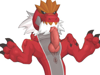 animal_genitalia animal_penis anus barefoot butt canine_genitalia canine_penis claws erection feet feral foot_fetish foot_focus fur genital_slit genitals knot male non-canine_knot pawpads paws penis presenting presenting_anus presenting_hindquarters presenting_penis red_body red_penis red_skin sharp_teeth simple_background sitting solo spread_legs spreading teeth thick_penis toe_claws white_background white_body white_fur seyrmo nintendo pokemon dinosaur fossil_pokemon generation_6_pokemon pokemon_(species) prehistoric_species reptile scalie tyrantrum 2019 4:3 hi_res