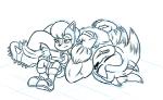 anthro canon_couple computer cuddling duo electronics fangs female hair half-closed_eyes male narrowed_eyes snoring teeth chauvels archie_comics sega sonic_the_hedgehog_(archie) sonic_the_hedgehog_(comics) sonic_the_hedgehog_(series) sonic_unleashed sally_acorn sonic_the_hedgehog sonic_the_werehog chipmunk eulipotyphlan ground_squirrel hedgehog mammal rodent sciurid werecreature wereeulipotyphlan werehog animated low_res short_playtime