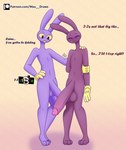 3_toes anthro balls big_penis blush blush_lines clothing comparing comparing_penis comparison_bet dialogue duo eyes_closed feet femboy genitals gloves gloves_only half-erect hand_on_hip hand_on_shoulder handwear handwear_only looking_at_partner's_penis losing_bet male mostly_nude nude penis penis_awe penis_envy penis_size_difference shy size_difference standing surprised_expression surprised_face text toes max_draws glitch_productions patreon the_amazing_digital_circus caine_(tadc) evil_jax_(tadc) jax_(tadc) lagomorph leporid mammal rabbit absurd_res english_text hi_res url