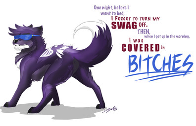 2_toes anus black_claws black_nose blue_eyewear blue_sunglasses chest_tuft claws clenched_teeth confident dipstick_tail eyewear eyewear_only fangs feet feral fluffy fluffy_tail fur hair light male male_feral markings multicolored_body multicolored_fur nude nude_male paws purple_body purple_fur purple_hair purple_line_art purple_tail quadruped short_hair simple_background solo sunglasses sunglasses_only swag tail tail_markings teeth text toe_claws toes tuft two_tone_tail white_background white_tail_tip x_anus gaelfox neopets elliot_(rackofribs) fan_character canid darigan_lupe darigan_neopet mammal neopet_(species) 2012 absurd_res colored colored_line_art digital_drawing_(artwork) digital_media_(artwork) english_description english_text hi_res lighting shaded signature male_(lore)