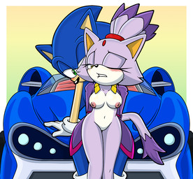 ambiguous_penetration anthro areola bite biting_lip biting_own_lip blue_body blue_fur blush bottomless bottomless_anthro bottomless_female breasts car chair_position clothed clothing duo female female_penetrated footwear from_behind_position fur gloves green_eyes hair half-closed_eyes handwear male male/female male_penetrating male_penetrating_female narrowed_eyes navel nipples one_eye_closed open_clothing open_topwear penetration purple_body purple_fur self_bite sex shoes simple_background sitting sitting_on_car sitting_on_vehicle tail topwear vehicle sonicguru sega sonic_the_hedgehog_(series) blaze_the_cat sonic_the_hedgehog domestic_cat eulipotyphlan felid feline felis hedgehog mammal digital_media_(artwork)