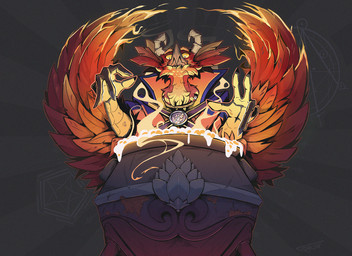 ambiguous_gender brewing burning cauldron fire foam looking_down magic_user spread_wings wings witch fauxfowl european_mythology greek_mythology mythology avian mythological_avian mythological_bird mythological_creature mythological_firebird phoenix