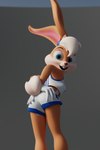 anatomy_error anthro butt butt_pose female lunehtik pose solo looney_tunes warner_brothers lola_bunny lagomorph leporid mammal rabbit 2:3 3d_(artwork) digital_media_(artwork)