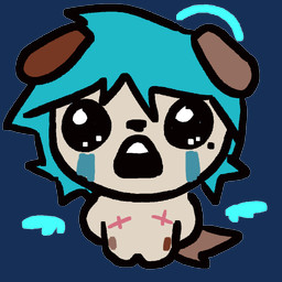 blue_hair bodily_fluids chibi crying fur hair halo markings mastectomy_scar meme_pose multicolored_body multicolored_fur scar silly simple_background spots spotted_body staring_up tears transparent_background wings angelpsyche the_binding_of_isaac_(series) chip_(angelpsyche) angel bird_dog canid canine canis domestic_dog golden_retriever hunting_dog mammal retriever 1:1 alpha_channel trans_(lore) trans_man_(lore)