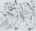 animal_genitalia animal_penis anthro anthro_on_anthro antlers anus big_penis blush dominant dominant_male dragon_wings duo equine_genitalia equine_penis fellatio female genital_slit genitals gynomorph gynomorph/male hooves horn huge_penis humanoid_genitalia humanoid_penis hybrid_genitalia hybrid_penis intersex intersex/male knot knotted_penis male male/female oral penile penis penis_size_difference sex small_penis spread_anus spreading surprise tail text wings shizumoh mythology deer dragon mammal mythological_creature mythological_scalie scalie 2025 english_text greyscale halftone hi_res monochrome