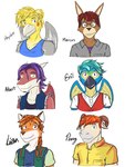 alternate_species anthro clothed clothing crossgender eyewear ftm_crossgender fully_clothed furrification glasses male shirt simple_background solo tank_top text topwear vest white_background fuze european_mythology mythology stardew_valley abigail_(stardew_valley) emily_(stardew_valley) haley_(stardew_valley) leah_(stardew_valley) maru_(stardew_valley) penny_(stardew_valley) avian bovid bovine canid canine cattle dragon fox lagomorph leporid mammal mythological_creature mythological_scalie rabbit scalie western_dragon 3:4 bust_portrait hi_res multiple_images portrait