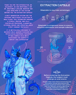abs anthro ball_tuft balls beak big_balls big_penis blue_background blue_balls blue_body blue_eyes blue_feathers blue_fur body_hair capsule casual_exposure chest_hair claws clothed clothing coat dialogue dildo disproportionate_genitalia ears_up ectomorph euphorilube extraction extractor feather_hair feather_tuft feathered_wings feathers finger_claws fur genitals gryphonpower hair humanoid_genitalia humanoid_penis lab_coat laboratory laboratory_equipment laboratory_glassware machine machine_sex male male/male milking_machine mohawk multicolored_body muscular muscular_male navel nipples nudist open_mouth paws peak pecs penis pseudo_hair pubes pubic_feathers pubic_fuzz saggy_balls science_fiction scientific_experiment scientific_instrument sex_toy simple_background size_difference smile solo somatotype standing tail tail_feathers text topwear tube tuft vein veiny_arms veiny_penis wings hotsatyr mythology greif_(hotsatyr) avian gryphon mesomorph mythological_avian mythological_creature english_text