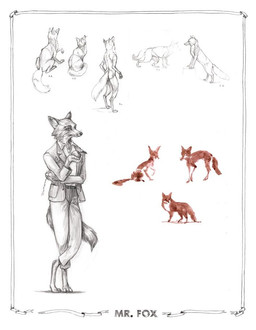 1970s_theme 70s_clothing anthro apple barefoot claws clothing feet feral food fruit male paws plant shirt simple_background solo standing suit topwear wheat white_background felicie_haymoz fantastic_mr._fox mr._fox_(fantastic_mr._fox) canid canine fox mammal red_fox true_fox concept_art monochrome official_art painting_(artwork) sketch sketch_page traditional_media_(artwork) watercolor_(artwork)