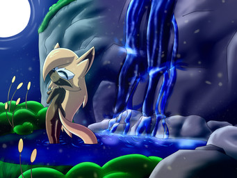 anthro butt female hair long_hair manual moon nipples nude outside skinny_dipping solo tail water waterfall meyk idw_publishing sega sonic_the_hedgehog_(comics) sonic_the_hedgehog_(idw) sonic_the_hedgehog_(series) whisper_the_wolf canid canine canis mammal wolf 2020 4:3 absurd_res digital_media_(artwork) hi_res