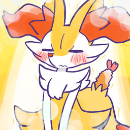 ambiguous_anthro ambiguous_gender anthro blush blush_lines blush_stickers dipstick_tail eyes_closed food front_view markings mouth_closed object_in_tail shaking shrimp_(food) simple_background snout solo standing tail tail_markings trembling wavy_mouth annyui0611 nintendo pokemon braixen canid generation_6_pokemon mammal pokemon_(species) 1:1 2024 digital_drawing_(artwork) digital_media_(artwork) half-length_portrait hi_res japanese_description portrait translated_description