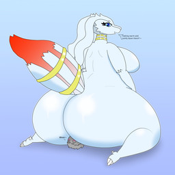 anthro anthrofied big_breasts big_butt blush breasts butt duo eyes_closed facesitting female female_facesitting_male huge_butt interspecies looking_back male male/female pokemorph pokephilia sitting_on_another text t_m_f_w nintendo pokemon generation_5_pokemon human legendary_pokemon mammal pokemon_(species) reshiram 1:1 absurd_res english_text hi_res
